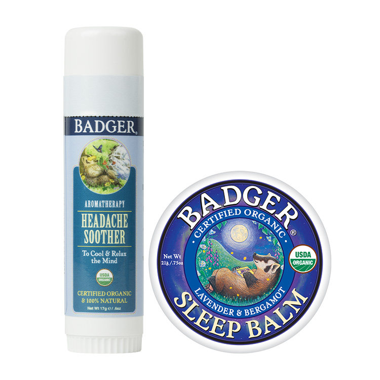 badger旅行安睡套装21g好梦连连膏 Badger海外身体精油/身体按摩