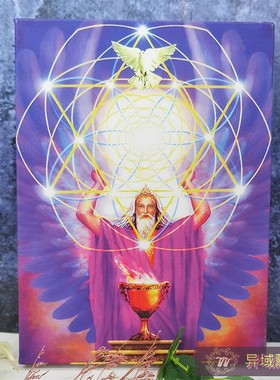 天使拉贵尔拉结尔画像照片画框油画布卡片摆件客厅书桌玄关挂像