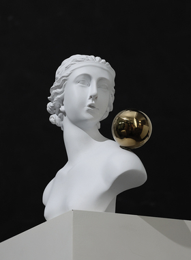 北欧极简维纳斯雕塑人物摆件样板房间家居玄关书房简约装饰品摆设