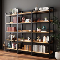 Minimalist modern bookshelves Shelf Living Room Floor Containing Shelf Office Multilayer Provincial Space Creative Bookcase Shelf