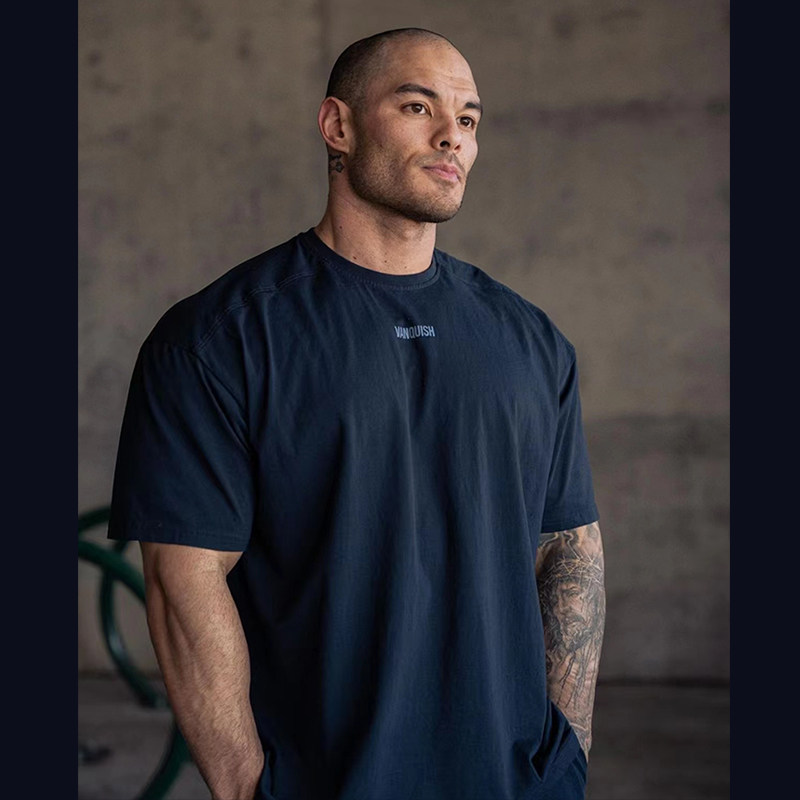 VANQUISH OVERSIZE VQ男士大码宽松运动T恤运动休闲透气圆领短袖,淘宝优惠券,粉丝福利购,淘宝优惠卷