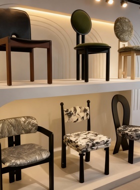 现代简约木质餐椅客厅餐厅装饰