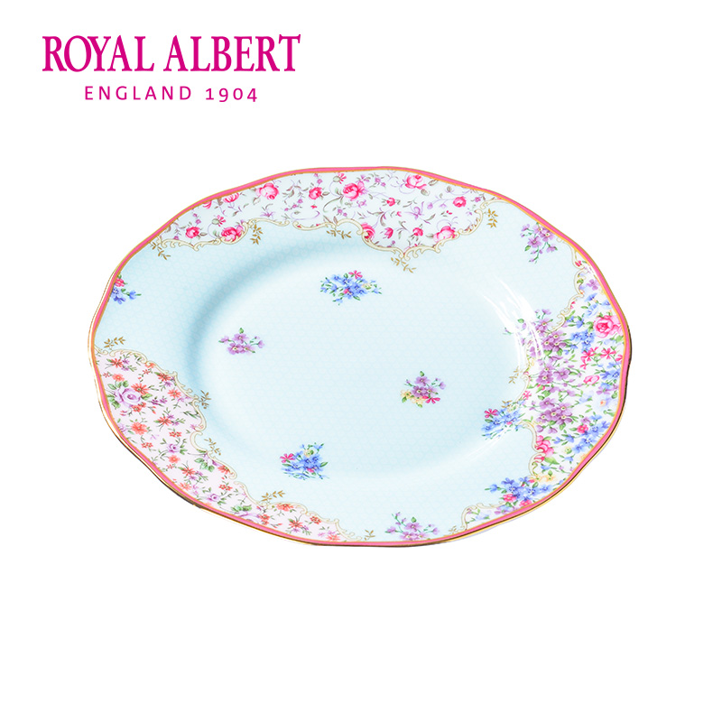 Royal Albert皇家阿尔伯特糖果系列 骨瓷餐盘点心盘子四件套进口 - 图2