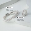 Queen of Pearls Double Row Freshwater Pearl Bracelet Ring