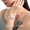 Queen of Pearls Double Row Freshwater Pearl Bracelet Ring