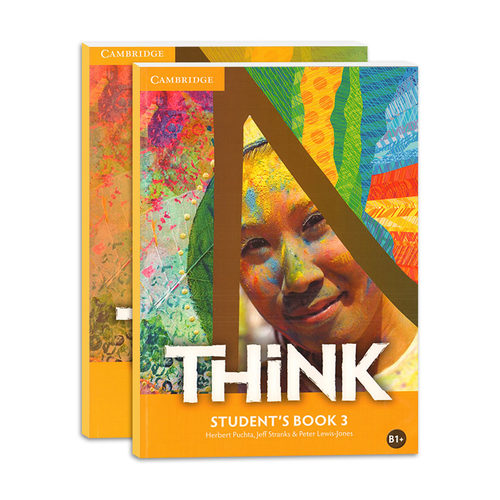 现货原版Cambridge Think 3级别学生书练习册电子音频 B1+套装 剑桥初中英语教材 think思维KET/PET考试教辅外语培训_虎窝淘