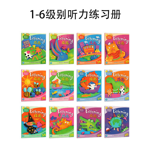 Longman Welcome to English 听力练习册Listening skills 1A Gold 新版香港朗文少儿英语教材1 2 3 4 5 6 A B 外国语英文原版进口 - 图3