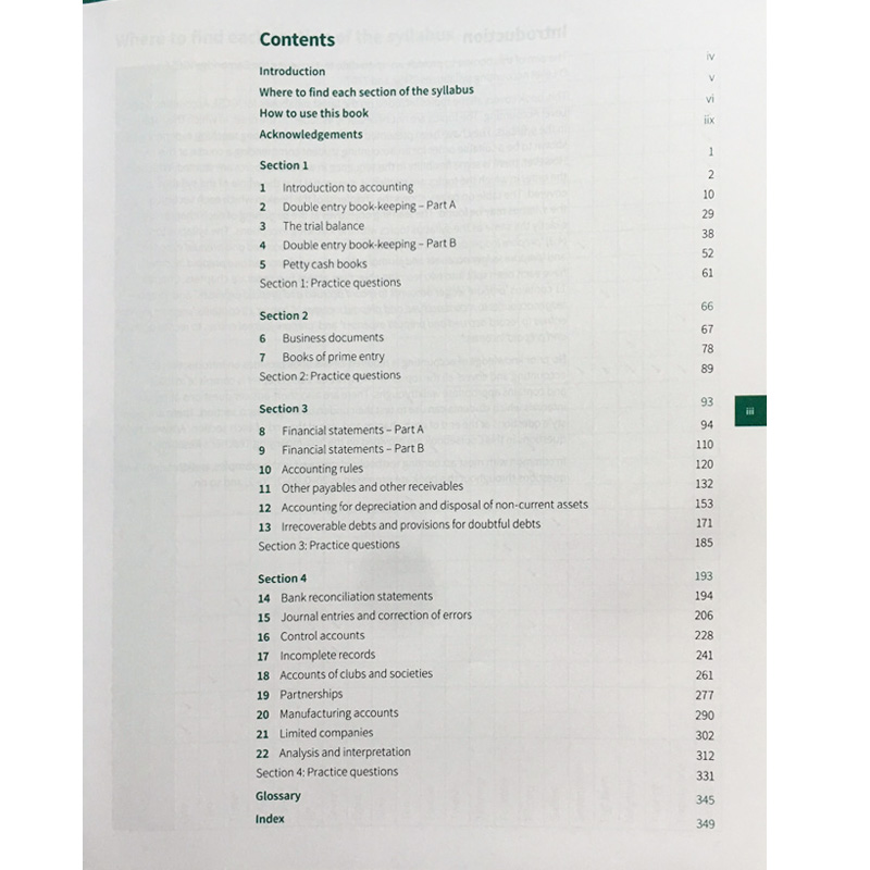 现货 Cambridge IGCSE ® and O Level Accounting Coursebook 原版进口剑桥大学出版社第二版会计学生用书 - 图1