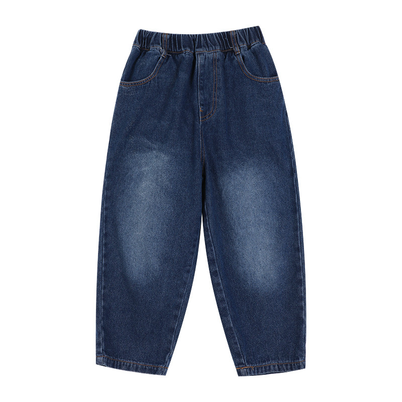 小o宝okids男童破洞牛仔裤2025春季新款儿童时尚裤子男孩长裤童装,淘宝优惠券,粉丝福利购,淘宝优惠卷