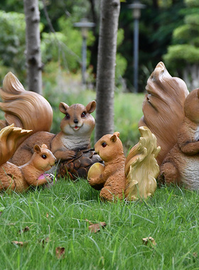 户外仿真摆件落地雕塑装饰布置