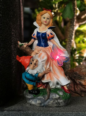 白雪公主摆件工艺品结婚摆设新婚生日可爱小礼品树脂居家美女模型