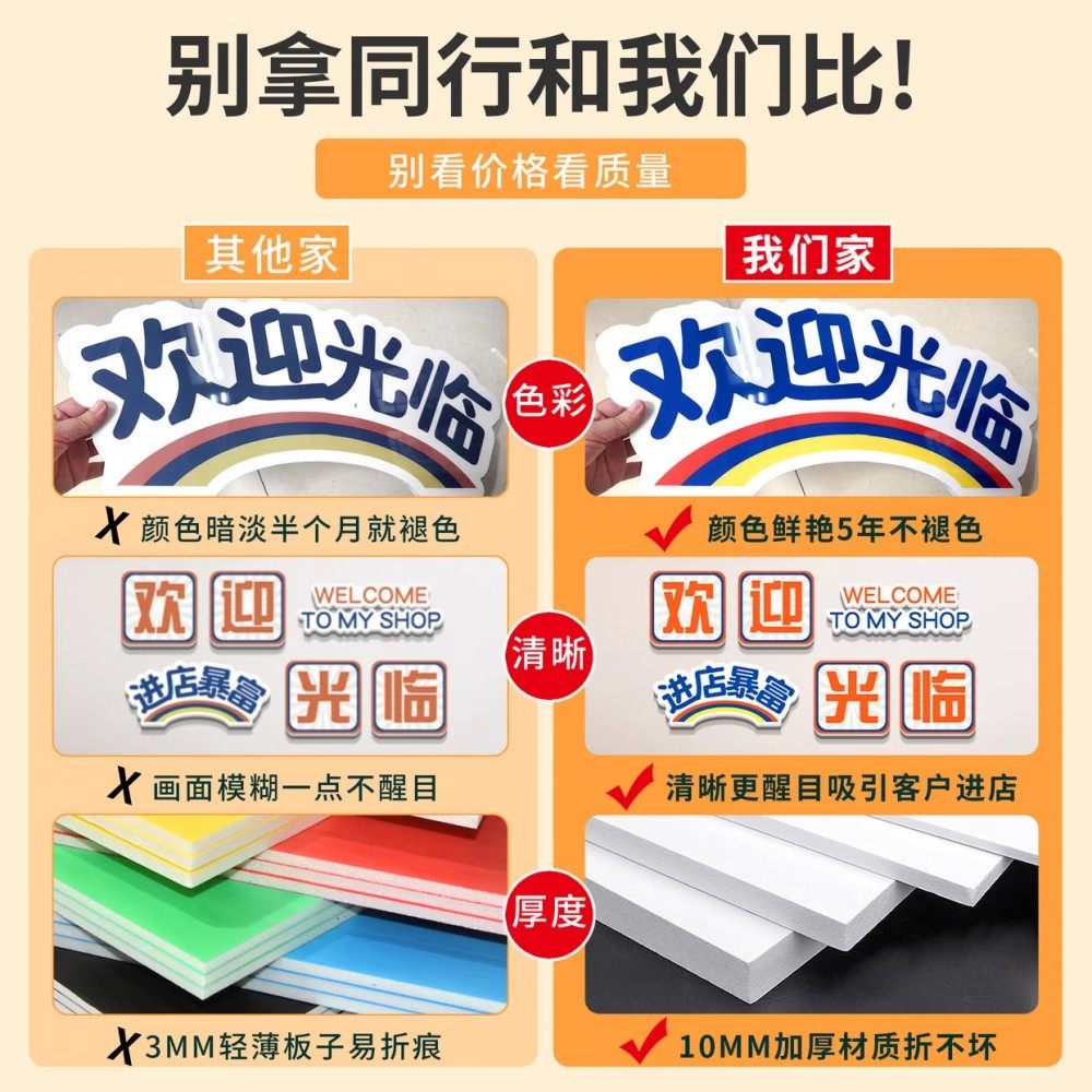 网红进店暴富贴纸欢迎光临火锅店墙面装饰餐饮饭店烧烤创意挂画QT,淘宝优惠券,粉丝福利购,淘宝优惠卷