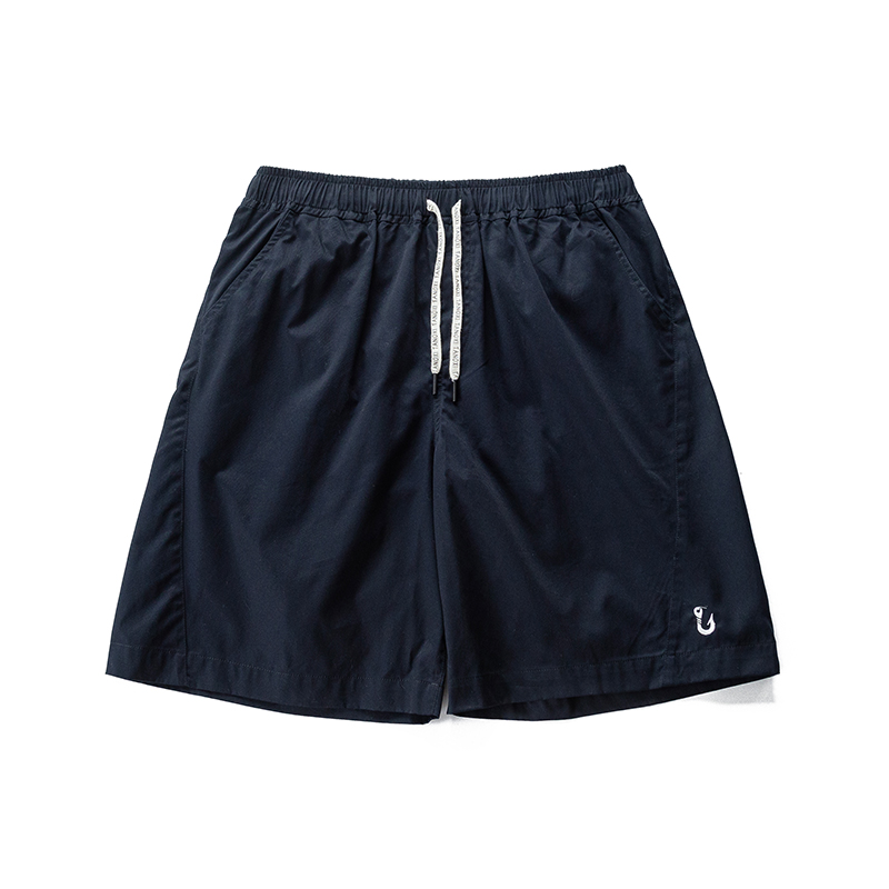 现货TANOXI CHINO SHORTS P014 宽松 抽绳 刺绣鱼钩休闲短裤 21SS - 图1