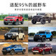 Off-road vehicle license plate holder modified Raptor universal BJ40PLUS license plate holder Wrangler rear spare tire flagpole holder