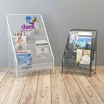 Press Shelf Book Newspaper Show Shelf Sub Magazine Shelf Exhibition Shelf Multilayer Containing Shelf Floor Newspaper Propaganda Information Shelf