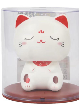 高允真同款太阳能招财猫摆件