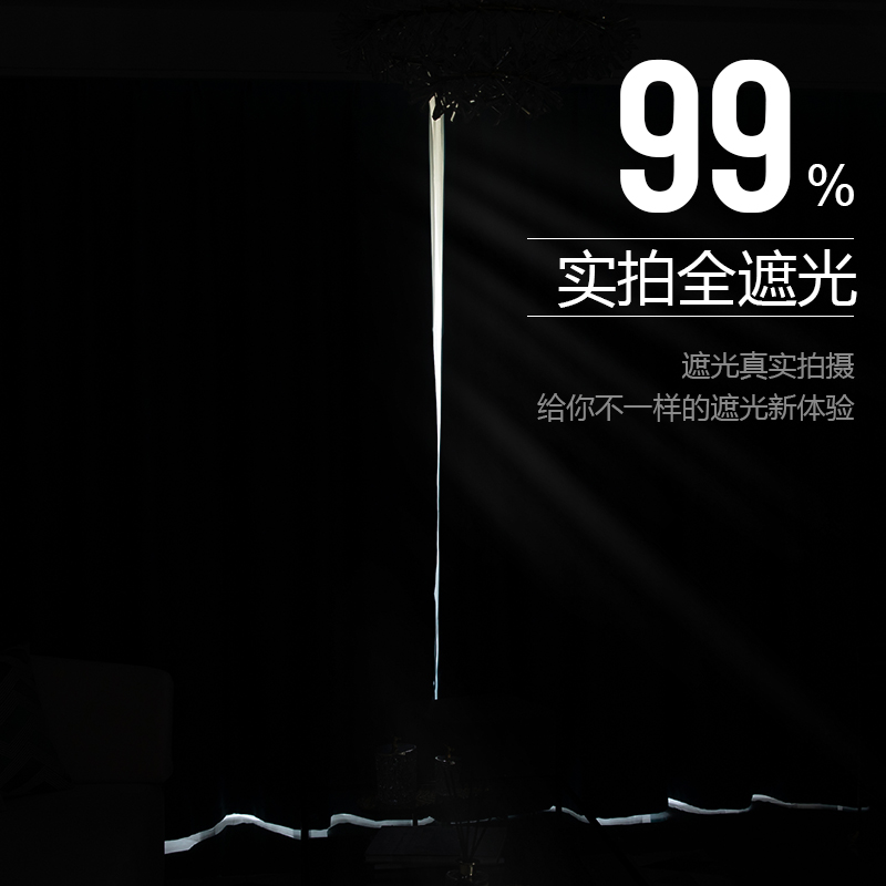 特价清仓全遮光成品窗帘2024年新款客厅卧室现代简约轻奢遮阳布料-图0