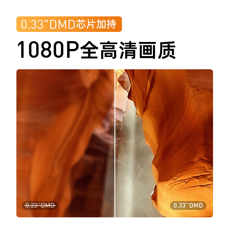 当贝d5x家用小型便携1080p投影仪 当贝创宏图投影机
