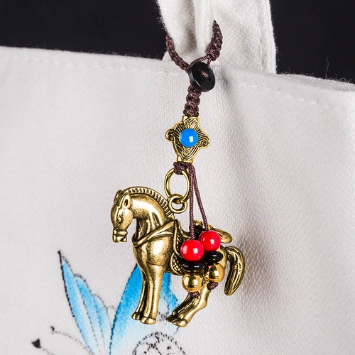 Латунный брелок, аксессуар для друга, подвеска