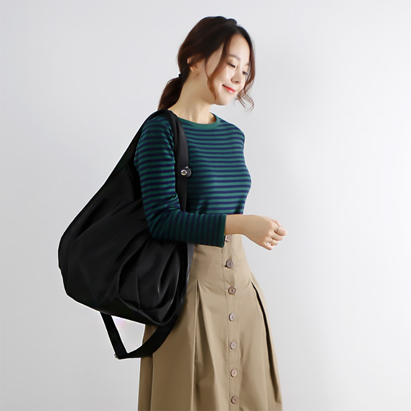 慵懒风新款休闲牛津布大容量斜挎包 卓戈女士包袋