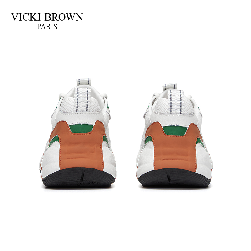 VICKI BROWN夏季男鞋新款潮鞋网面透气飞织鞋休闲运动男款男士 - 图3