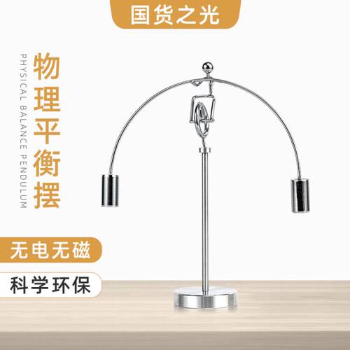 不倒翁平衡小铁人创意摆件桌面益智办公室减压玩具男女生生日礼品 - 图1