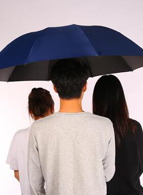 高颜值小众新款黑胶高级晴雨两用伞超轻便携时尚防晒迷你加固遮阳