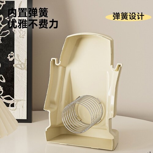 石像纸巾盒客厅轻奢高档创意家用茶几桌面餐巾纸收纳抽纸盒高级感 - 图3