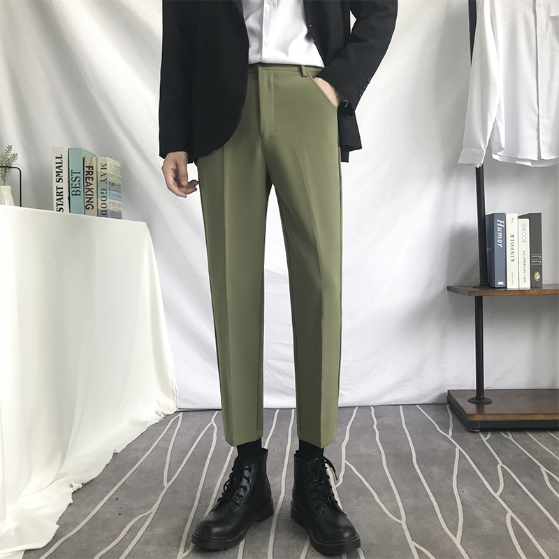 ins秋季韩版潮流坠感宽松直筒裤 易帝王子休闲裤