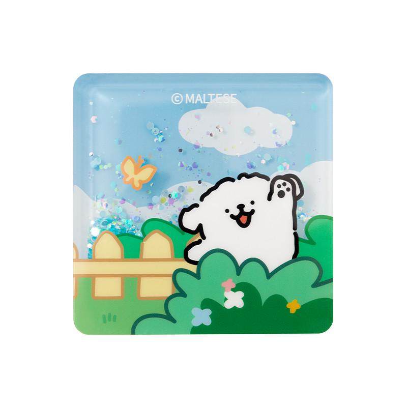 线条小狗Maltese流麻摆件正版可爱卡通少女心桌面装饰生日礼物女,淘宝优惠券,粉丝福利购,淘宝优惠卷