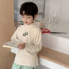 Shrimp paste hemp three-color cashmere warm base T-shirt