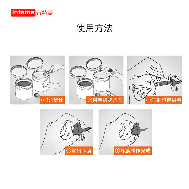 助听器耳样膏耳印膏DIY私模耳印注射器耳膜枪配件Tingoton听工场,淘宝优惠券,粉丝福利购,淘宝优惠卷