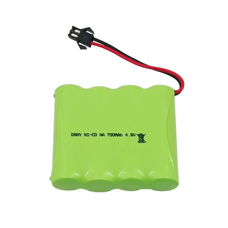 5号镍镉电池组 4.8V 700mAh SM-2P接头电池组电动玩具可充 - 图0