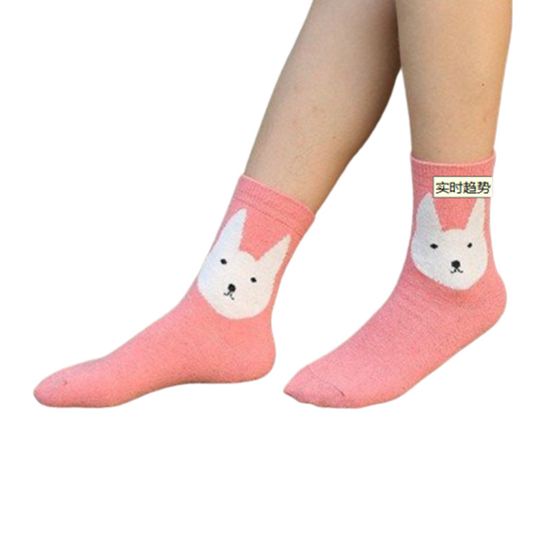 舒适休闲冬季中筒圣诞袜保暖袜子 希贝莎短袜/打底袜/丝袜/美腿袜