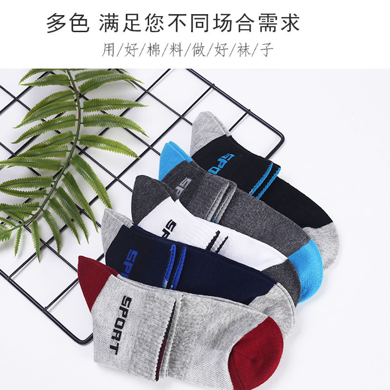 夏季运动休闲棉质男中筒防臭短棉袜 希贝莎短袜/打底袜/丝袜/美腿袜