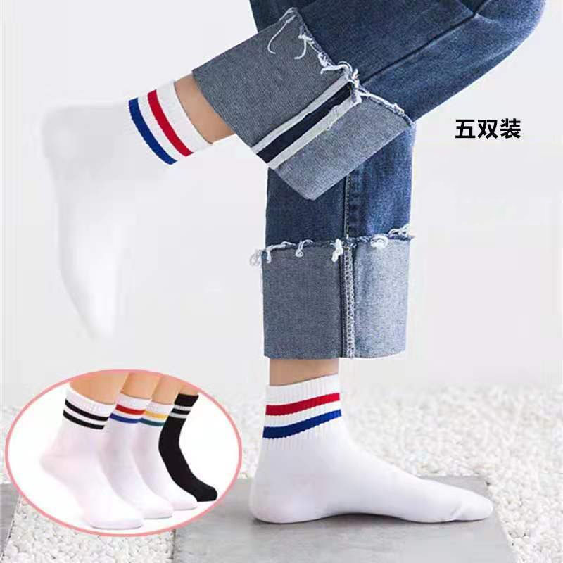 休闲棉底中筒运动夏季半男女袜子 希贝莎短袜/打底袜/丝袜/美腿袜