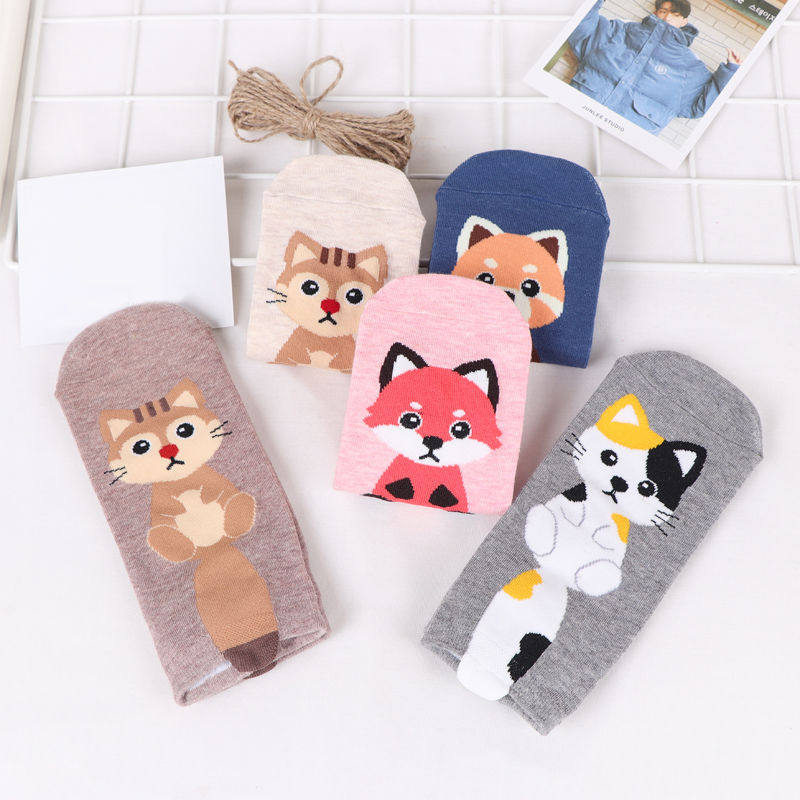 5双组春夏可爱立体舒适休闲女袜 希贝莎短袜/打底袜/丝袜/美腿袜