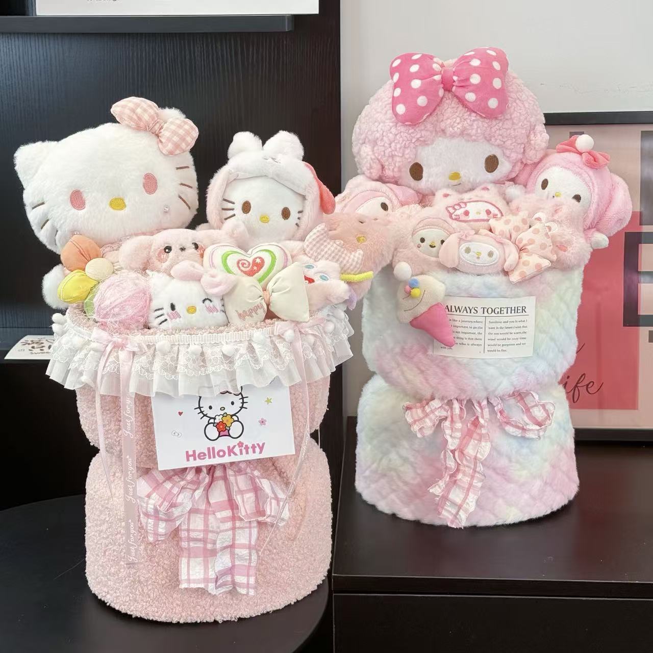 kitty哈喽kt玩偶公仔花束生日礼物可爱凯蒂猫咪送女生圣诞节礼物 - 图3