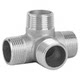 304 stainless steel external wire four-way corner joint
