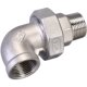 Stainless steel 90 degree internal and external wire union elbow