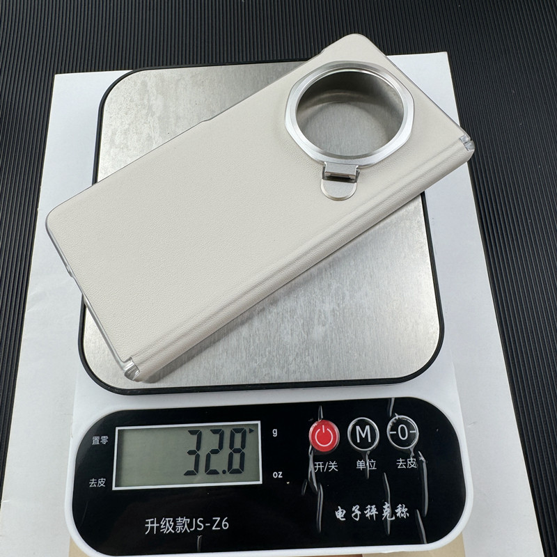 一体中轴附吸铰链隐藏内置支架金属镜头适用荣耀magicV3手机壳新款魔术V3折叠屏保护套素皮v3商务高档男外壳