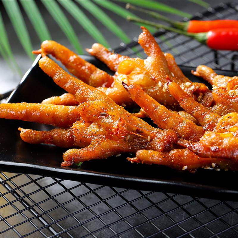 卤制凤爪串烧烤小串食材带骨鸡爪10串 已腌制鸡爪小串半成品鸡脚