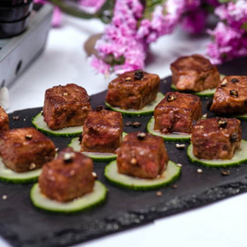 如意三宝雪花牛仔粒300g*5袋半成品冷冻腌制商用饭店酒店餐饮食材 - 图2