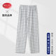 Palan Duo pajamas Palace Palace Men's Cotton Thin Leisure Pants Men's Spring and Autumn Big SIZE all cotton home pants can be worn outside