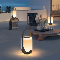 Terrace Lamp Solar Grass Terrace Lamp Charging Portable Lamp Outdoor Courtyard House Lamp Villa Garden Decoration Ambience Floor Lamp