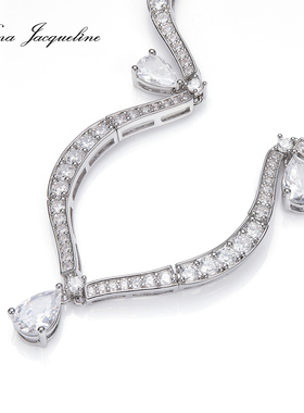 NanaJacqueline弧形水滴项链