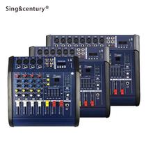 Manufacturer 6-way 8-way 12 road professional performance Mixer with power amplifier high power PMX402 PMX602 PMX802 PMX802