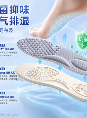 泰国天然乳胶抗菌吸汗防臭透气男
