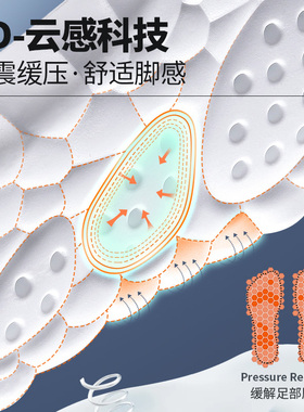 旅游专用鞋垫久站不累脚软弹舒适