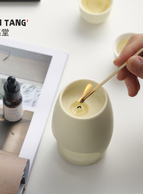 宜集堂香薰陶瓷摆件高级氛围感